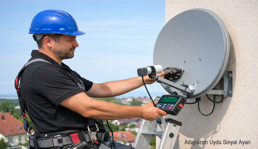 Adapazarı Uydu Sinyal Ayarı Adapazarı uydu anten servisi sinyal ayarı ve ölçüm işlemi